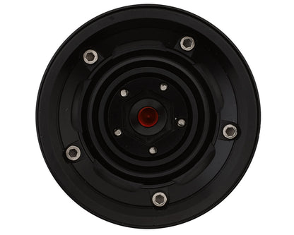 Treal Hobby 1.9" Aluminum Retro-Style Vintage Wagon Crawler Beadlock Wheels (134g) (Black) (4) - TLHTWHEEL-191