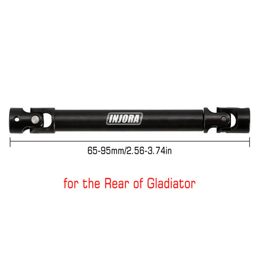 SCX24-140-65 INJORA 1PCS Hardened Steel Center Drive Shaft for SCX24 65mm-95mm
