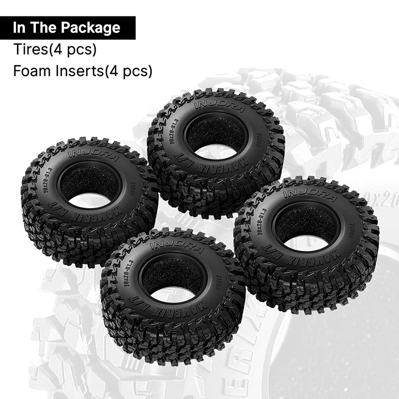 INJORA MAVERIX R/T 1.3 Tires (70*26mm) - YQT-1325