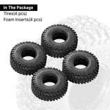 INJORA 0.7" 41*14mm MAVERIX M/T Tires for 1/30 SCX30 (4) - T7028