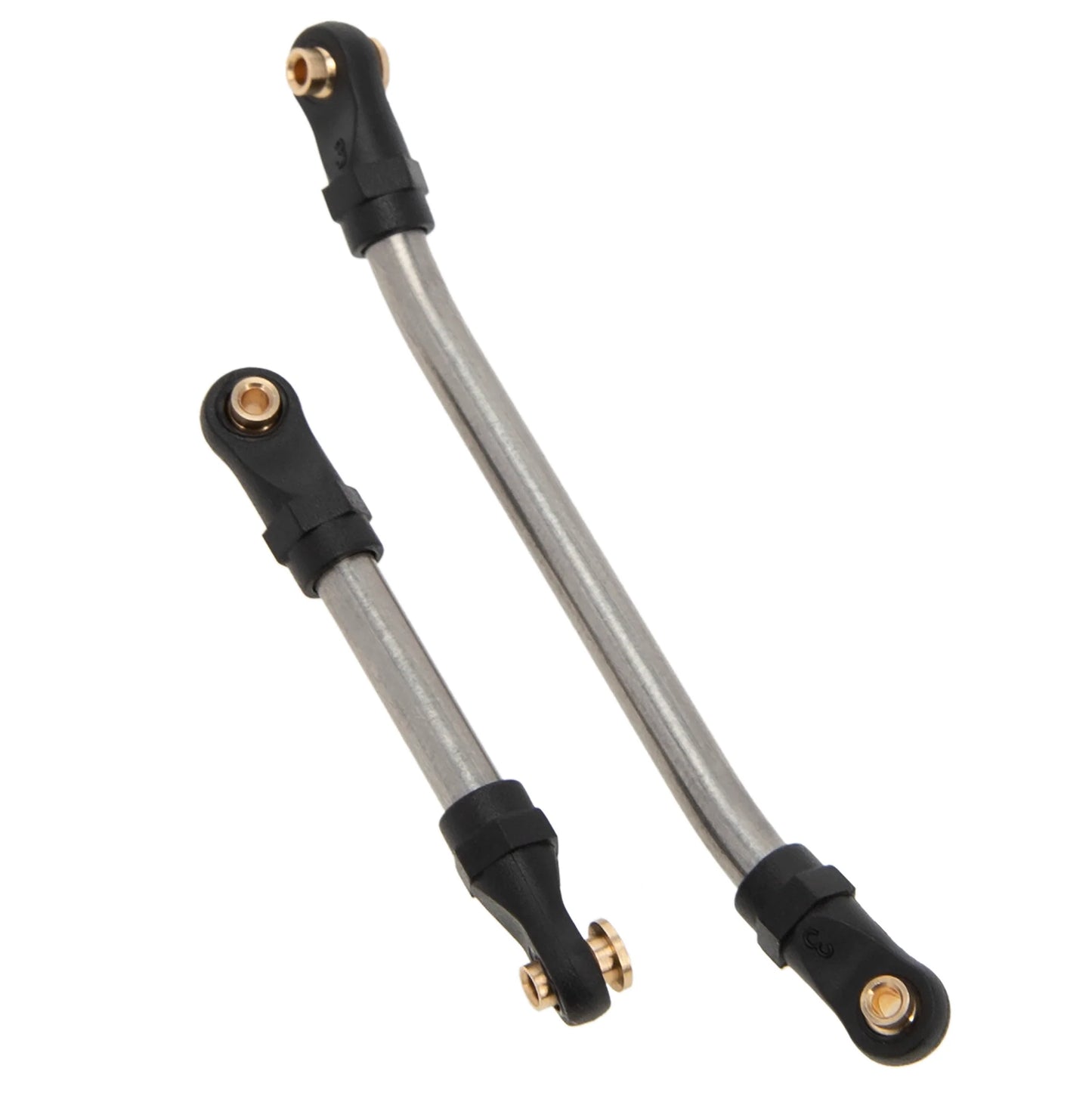 Meus Racing Stainless Steel High Clearance Chassis Links Steering Links Set 10pcs 155mm Wheelbase for 1/24 Rock Crawlers like SCX24 Gladiator | Power Wagon