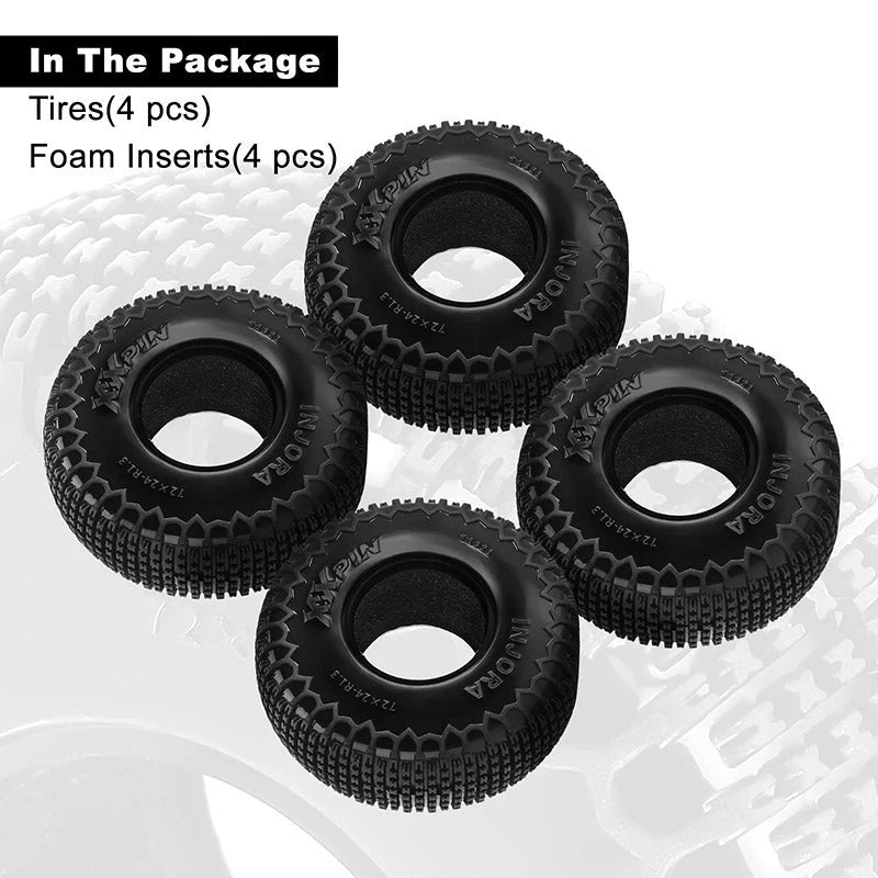 INJORA XHX Pin 1.3" Tires (72x24) - YQT-1321