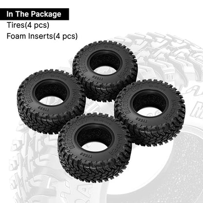 INJORA Maverick M/T 1.0 Tires (52x19mm) - YQT-1026