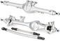 Houston RC Aluminum Front and Rear Axles for VS4-10, SCX10 III and custom builds - Silver Finish