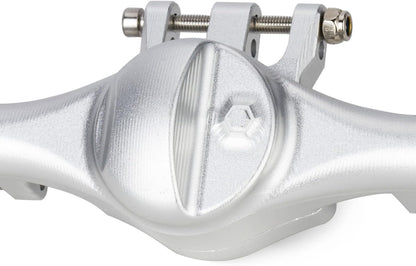 Houston RC Aluminum Front and Rear Axles for VS4-10, SCX10 III and custom builds - Silver Finish