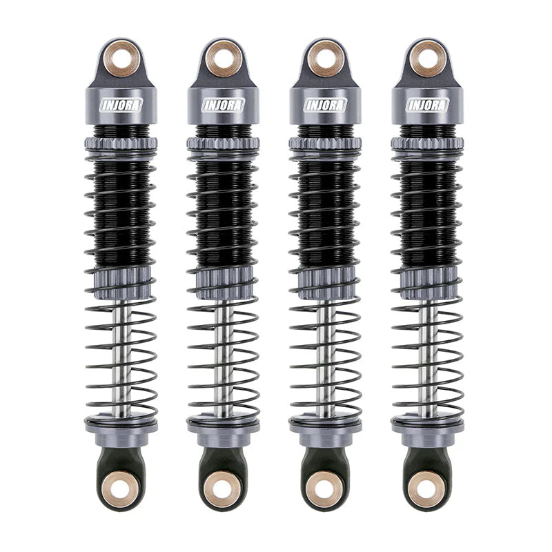 INJORA 59mm Long Threaded Oil Filled Shocks for 1/18 TRX4M - 4M-42GL-4