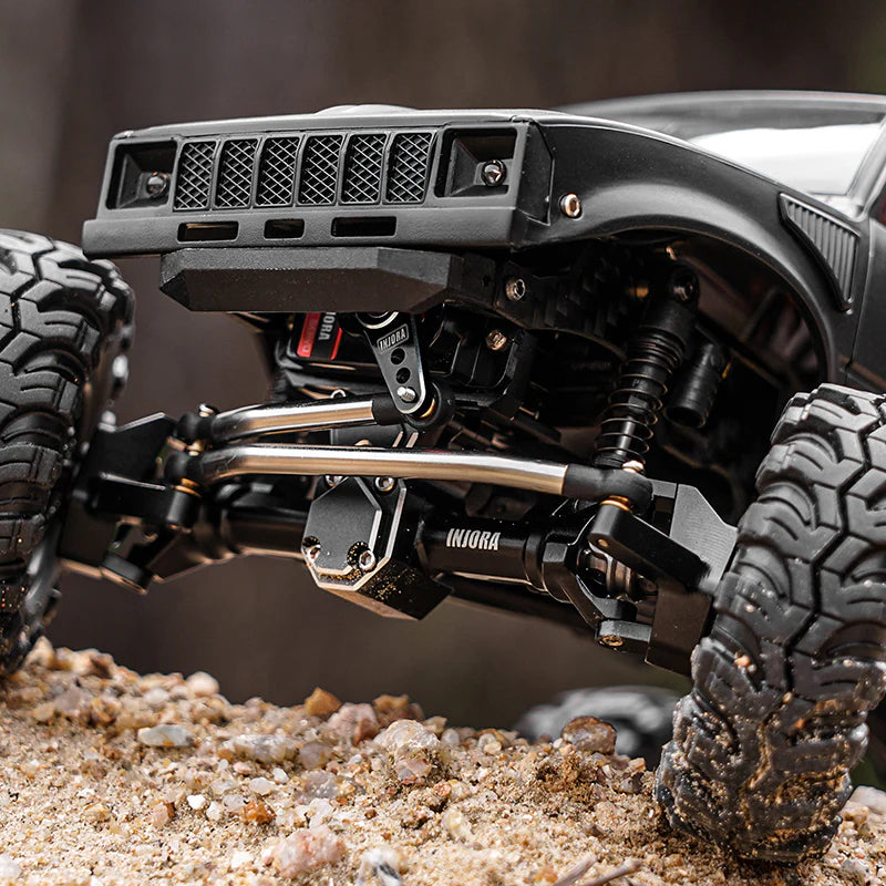 SCX24-184BKFR INJORA ProSteer Double Joint Aluminum Axles for Axial SCX24