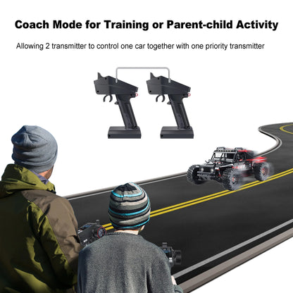 MEUS Racing ME-8A 8CH 2.4GHz RC Transmitter with M-08A Receiver for all Micro & Mini Crawlers - Black - MEUS-01-6022