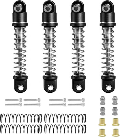 Houston RC SCX30 Aluminum Shocks 25mm (Silver), 4pcs - DTSCX3020S