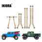 SCX24-127 INJORA 8PCS 43g Heavy Brass High Clearance Chassis 4 Links Set for Axial SCX24 Gladiator Power Wagon