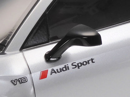 Tamiya TT-02 2008 Audi R8 LMS 1/10 4WD Electric Touring Car Kit w/Pre-Painted Body (Limited Edition) (Silver) - TAM47517