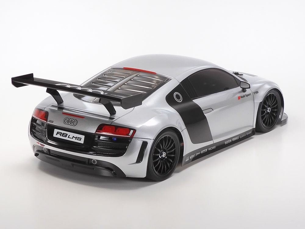 Tamiya TT-02 2008 Audi R8 LMS 1/10 4WD Electric Touring Car Kit w/Pre-Painted Body (Limited Edition) (Silver) - TAM47517