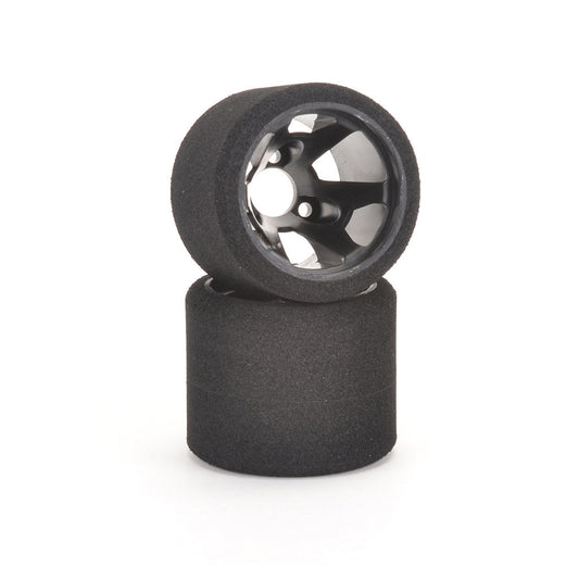 Contact RC JT2-32RA 1/12 A Foam Rear Magenta Tires 32Sh w/ Black Rim 46mm (2) - JT2-32RA