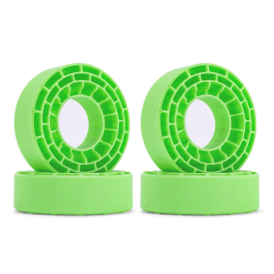INJORA 4pcs SOFT Silicone Inserts for 62-64mm 1.0" Tires - DGT-1064GN
