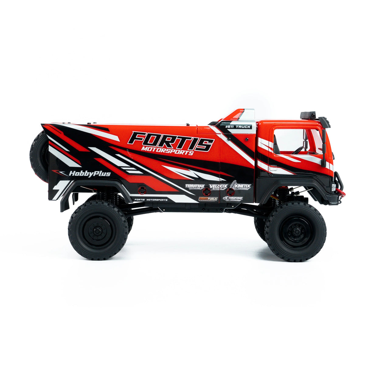HobbyPlus 1/18 4WD Fortis Rally Raid Truck RTR Brushless Red HBP1810820-RD