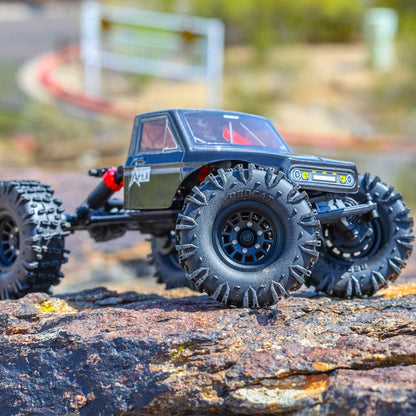 Redcat Ascent-18 Apex 1/18 4WD RTR Brushless Rock Crawler (Dark Metallic Gray) w/2.4GHz Radio, Battery & Charger- RER42222