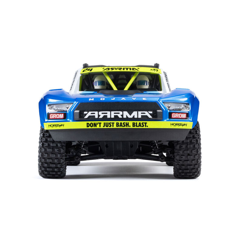 ARA2104T2 MOJAVE GROM MEGA 380 Brushed 4X4 Small Scale Desert Truck RTR with Battery & Charger, Blue/White