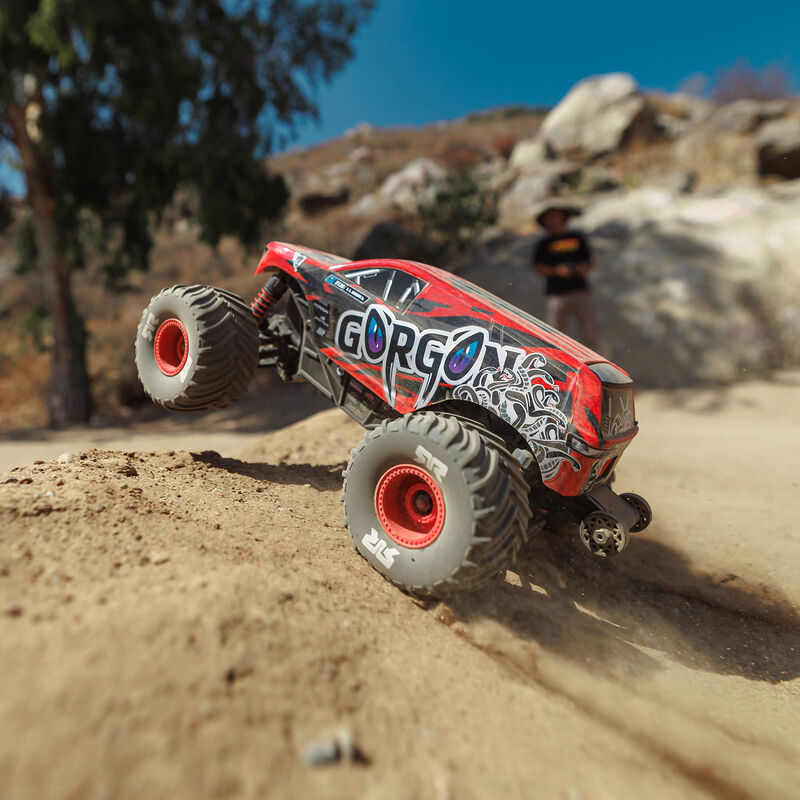 Arrma Gorgon Grom Small Scale 4WD Monster Truck Red - ARA2130T2
