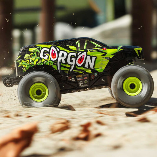 Arrma Gorgon Grom Small Scale 4WD Monster Truck Yellow - ARA2130T1