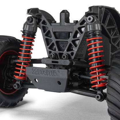 Arrma Gorgon Grom Small Scale 4WD Monster Truck Red - ARA2130T2