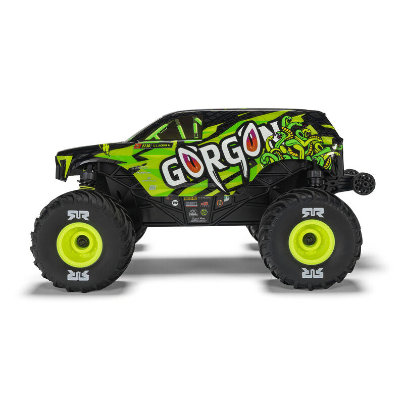 Arrma Gorgon Grom Small Scale 4WD Monster Truck Yellow - ARA2130T1