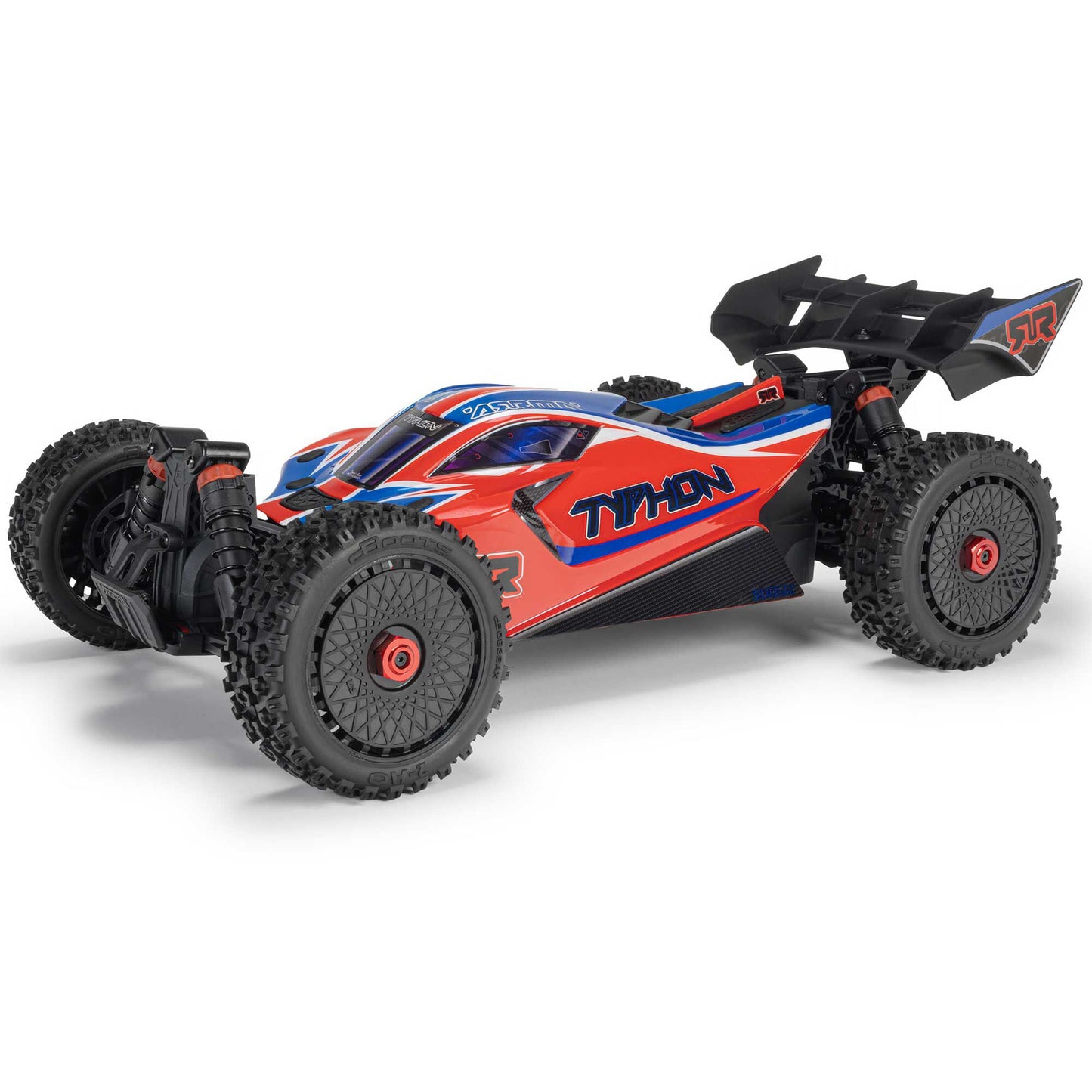Arrma Typhon Mega 665 1/8 4WD Electric Buggy (Red) w/SLT2 2.4GHz Radio - ARA4206V4T3
