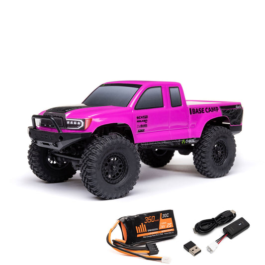 AXI-1219T3 SCX24 Base Camp RTR, Pink