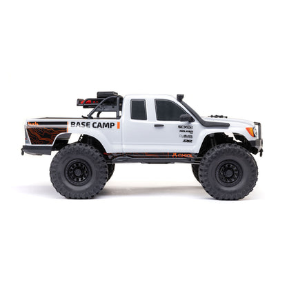 AXI-1375T1 1/10 SCX10 III Base Camp 4X4 RTR Brushed Rock Crawler, White