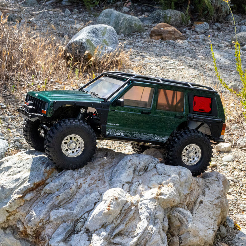 Axial 1/10 SCX10 III Jeep Cherokee XJ 4x4 RTR Green (Pre-Order for Oct 7th) - AXI-2037T1