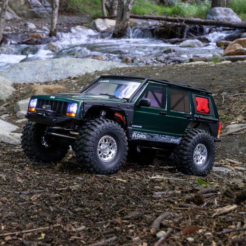Axial 1/10 SCX10 III Jeep Cherokee XJ 4x4 RTR Green (Pre-Order for Oct 7th) - AXI-2037T1
