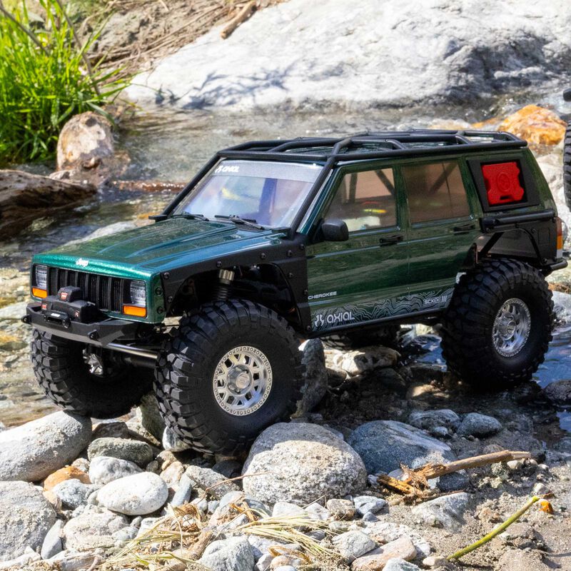 Axial 1/10 SCX10 III Jeep Cherokee XJ 4x4 RTR Green (Pre-Order for Oct 7th) - AXI-2037T1