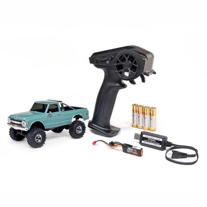 Axial SCX30 Chevrolet K10 1/30 4WD RTR Scale Mini Crawler w/2.4GHz Radio, Battery & Charger (Green) - AXI-2260T1