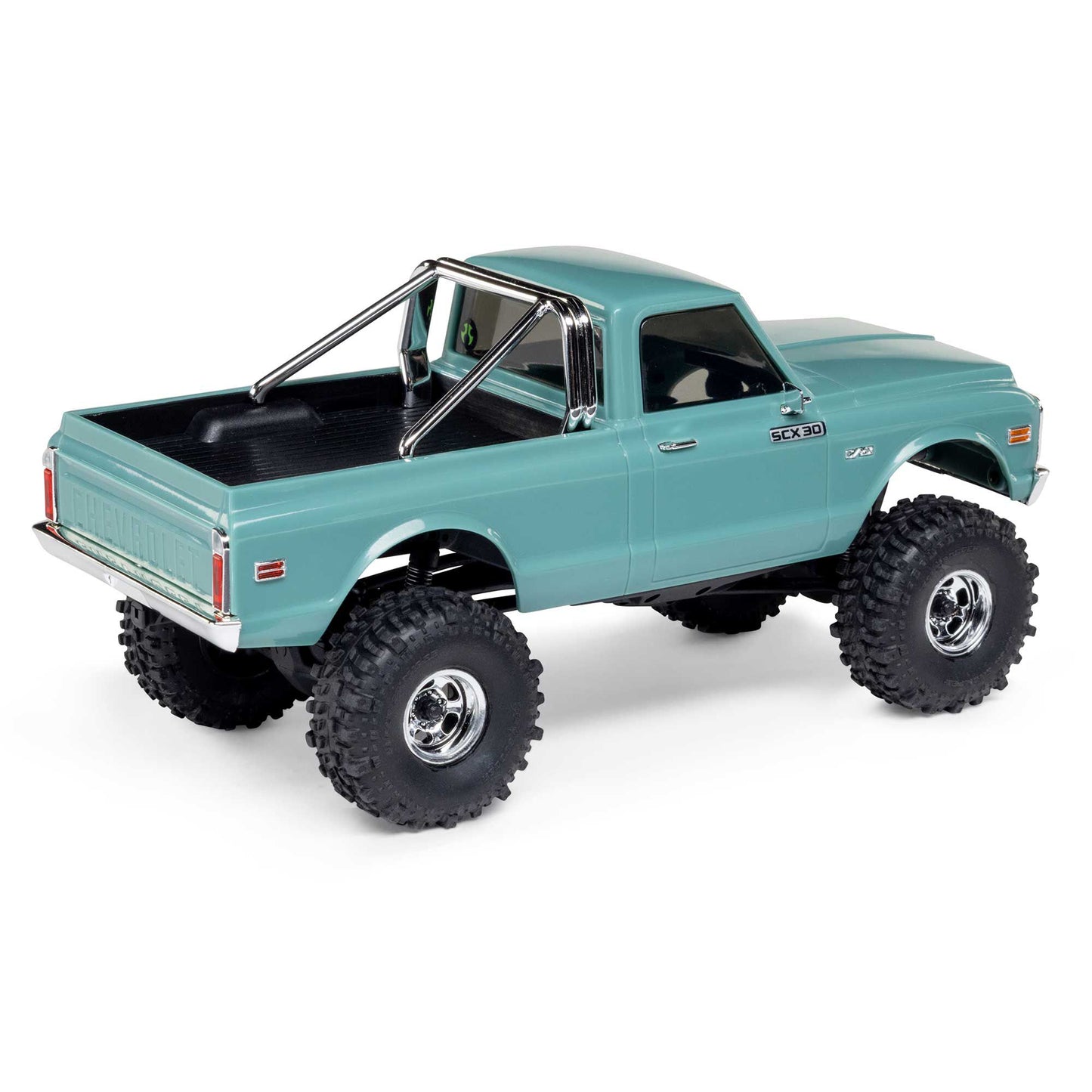 Axial SCX30 Chevrolet K10 1/30 4WD RTR Scale Mini Crawler w/2.4GHz Radio, Battery & Charger (Green) - AXI-2260T1