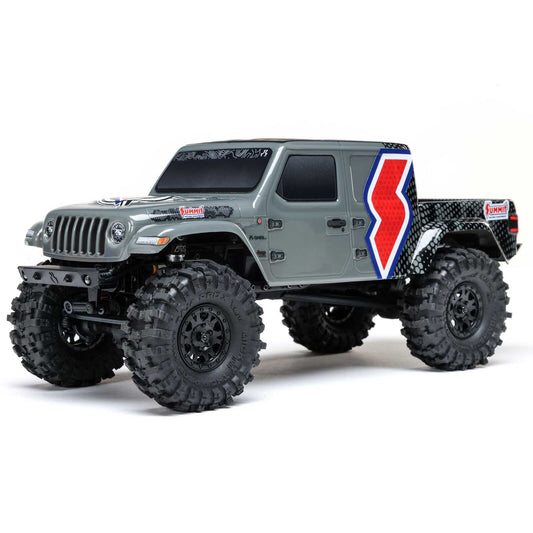 AXI-2324 Axial SCX24 Summit Racing Jeep Gladiator 4X4 Rock Crawler RTR (Battery & Charger Included), Gray