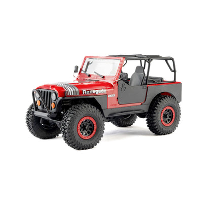 Axial SCX30 Jeep CJ-7 Renegade 4x4 RTR Scale Mini Crawler w/2.4GHz Radio, Battery & Charger (Red) - AXI-3273T1 - PreOrder for Oct 28th
