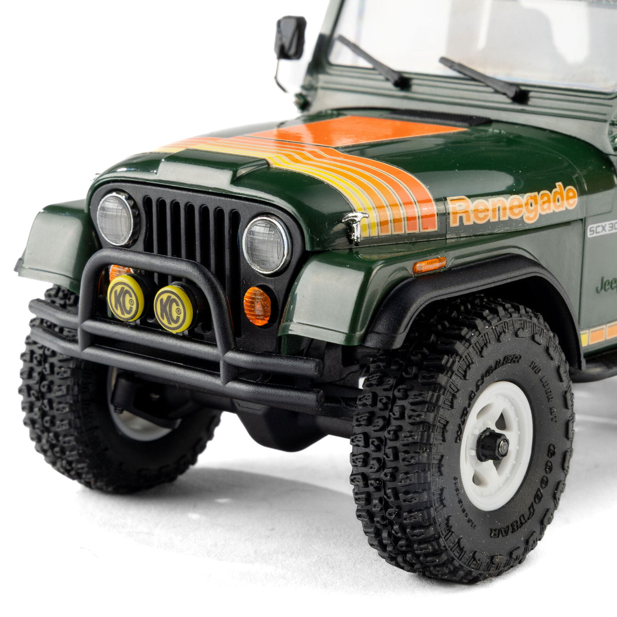 Axial SCX30 Jeep CJ-7 Renegade 4x4 RTR Scale Mini Crawler w/2.4GHz Radio, Battery & Charger (Green) - AXI-3273T2 - PreOrder for Oct 28th