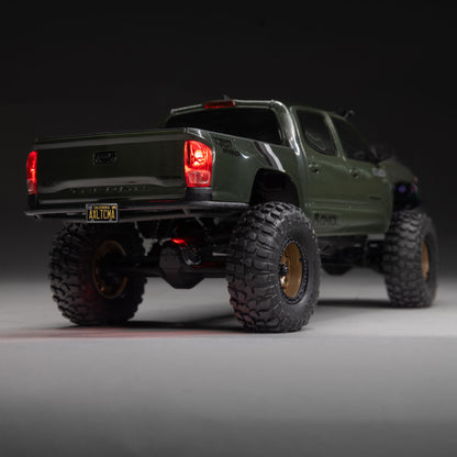Axial SCX30 Toyota Tacoma TRD Pro Extreme Off-Road Edition 4X4 RTR Brushed Rock Crawler w/2.4GHz Radio, Battery & Charger (Green) - AXI-3289T1
