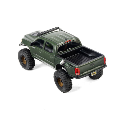 Axial SCX30 Toyota Tacoma TRD Pro Extreme Off-Road Edition 4X4 RTR Brushed Rock Crawler w/2.4GHz Radio, Battery & Charger (Green) - AXI-3289T1