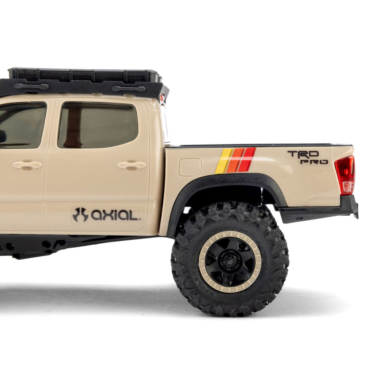 Axial SCX30 Toyota Tacoma TRD Pro Overland Edition 4X4 RTR Brushed Rock Crawler w/2.4GHz Radio, Battery & Charger (Tan) - AXI-3289T2
