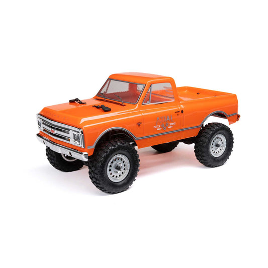 AXI00001V2T3 Axial 1/24 SCX24 1967 Chevrolet C10 4WD Truk RTR Orange