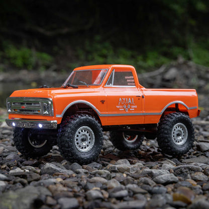 AXI00001V2T3 Axial 1/24 SCX24 1967 Chevrolet C10 4WD Truk RTR Orange