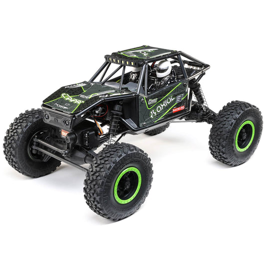 AXI01002V2T1 Axial 1/18 UTB18 Capra 4X4 RTR Brushed Rock Crawler (Battery &amp; Charger Included) - Green
