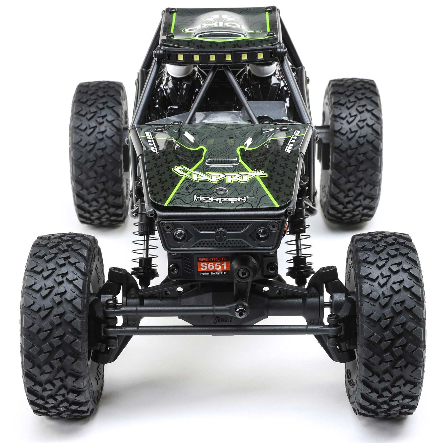 AXI01002V2T1 Axial 1/18 UTB18 Capra 4X4 RTR Brushed Rock Crawler (Battery &amp; Charger Included) - Green