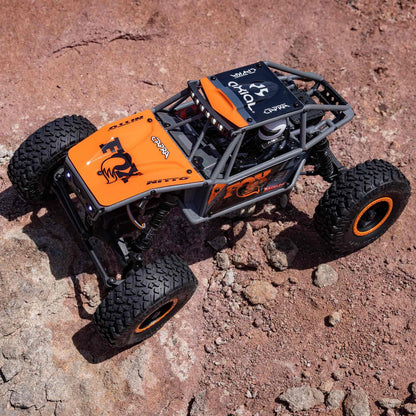 AXI01002V2T2 Axial 1/18 UTB18 Capra 4X4 RTR Brushed Rock Crawler (Battery &amp; Charger Included) - Orange