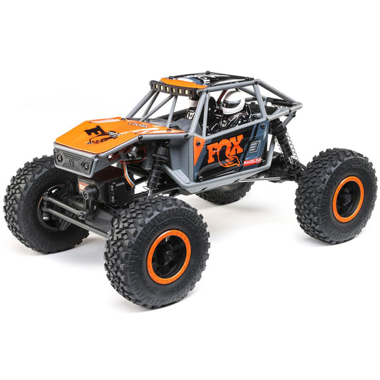 AXI01002V2T2 Axial 1/18 UTB18 Capra 4X4 RTR Brushed Rock Crawler (Battery &amp; Charger Included) - Orange