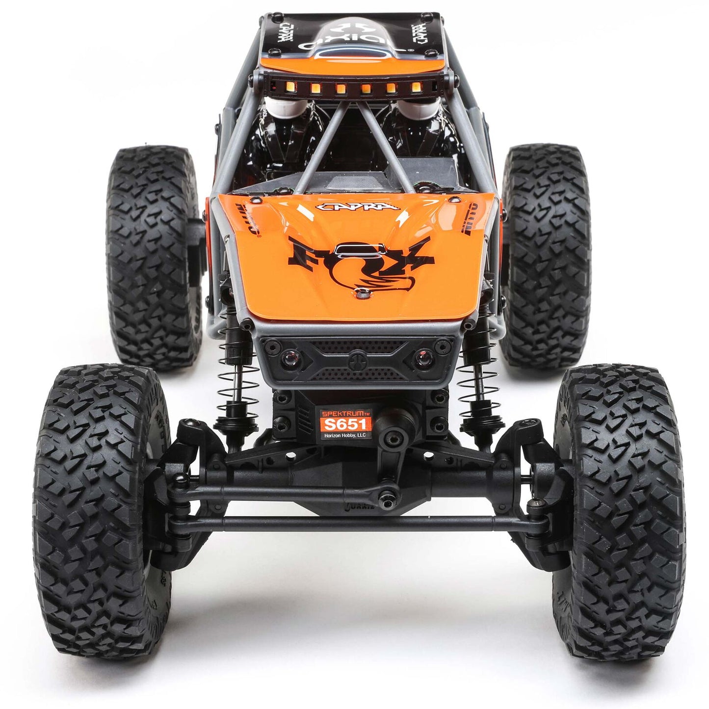AXI01002V2T2 Axial 1/18 UTB18 Capra 4X4 RTR Brushed Rock Crawler (Battery &amp; Charger Included) - Orange