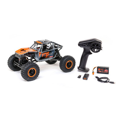 AXI01002V2T2 Axial 1/18 UTB18 Capra 4X4 RTR Brushed Rock Crawler (Battery &amp; Charger Included) - Orange