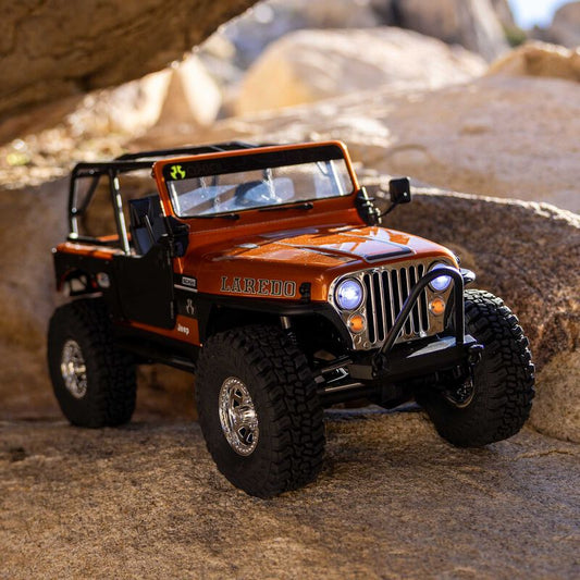 Axial SCX10 III Jeep CJ-7 V2 1/10 RTR 4WD Brushed Rock Crawler (Copper) w/2.4GHz Transmitter - AXI03008V2T2