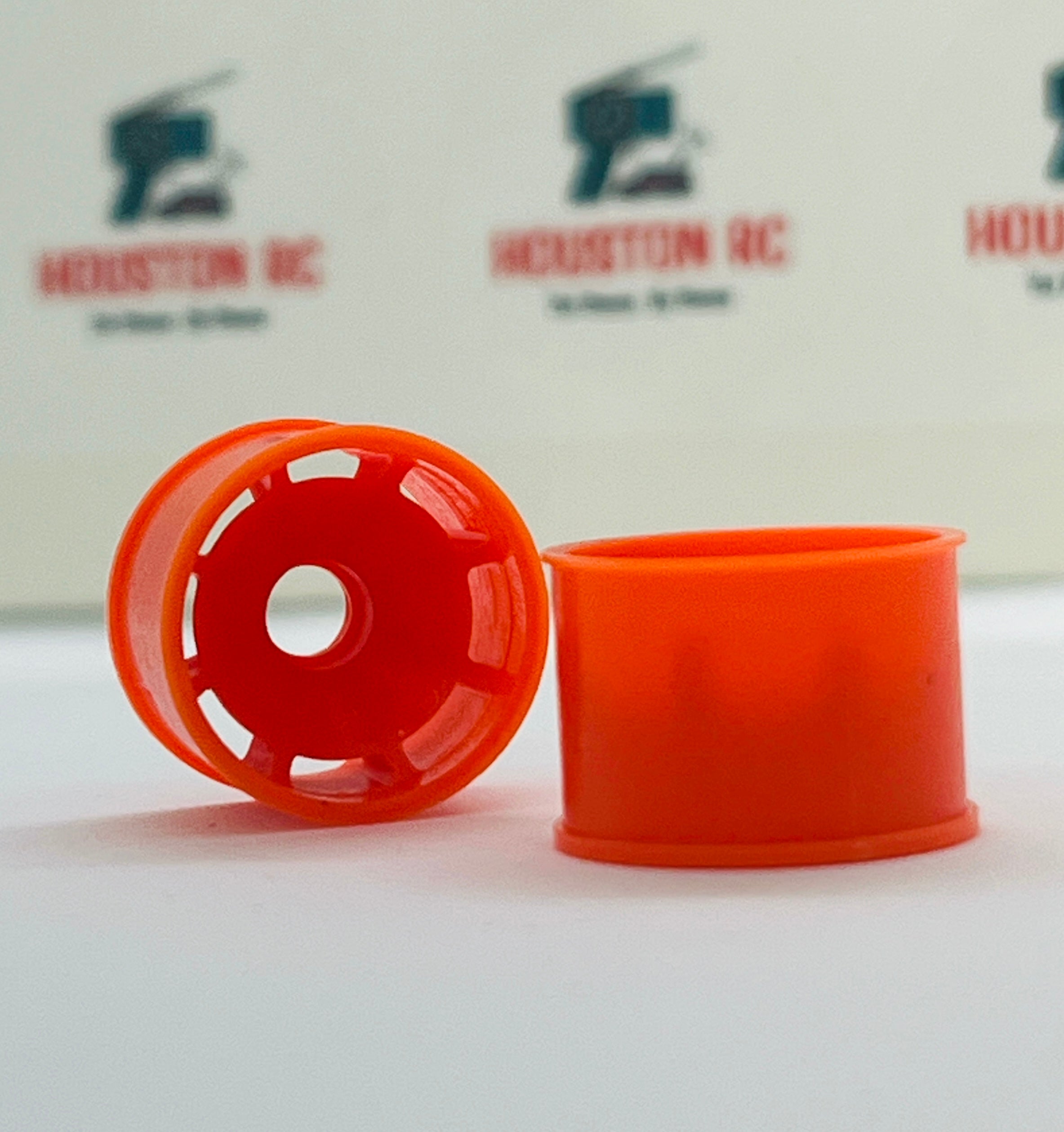 Huston Style Rims HRC Rear Wheels (Gulf Orange) - 0mm offset (14mm) – Houston RC