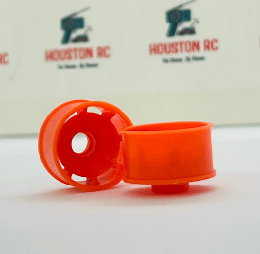 HRC Rear Wheels (Gulf Orange) - +3mm offset (11mm)